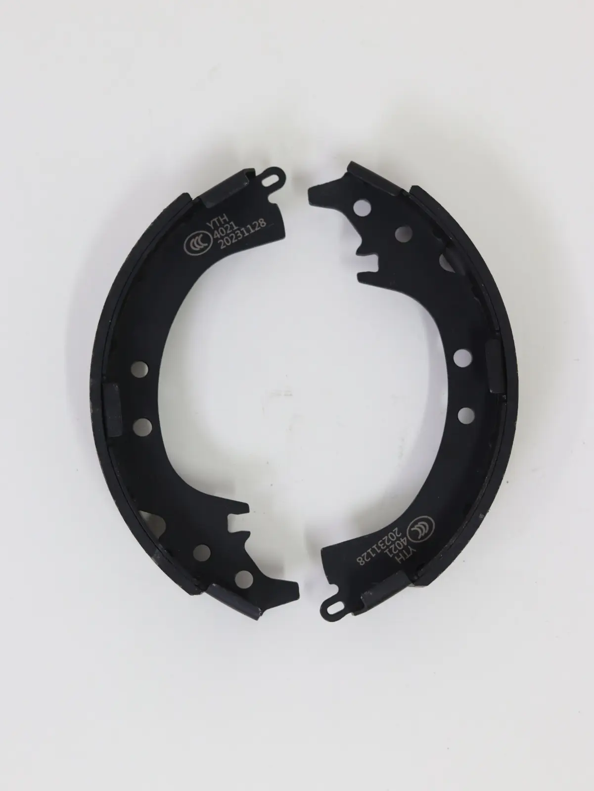 Brake pad friction surface lineup