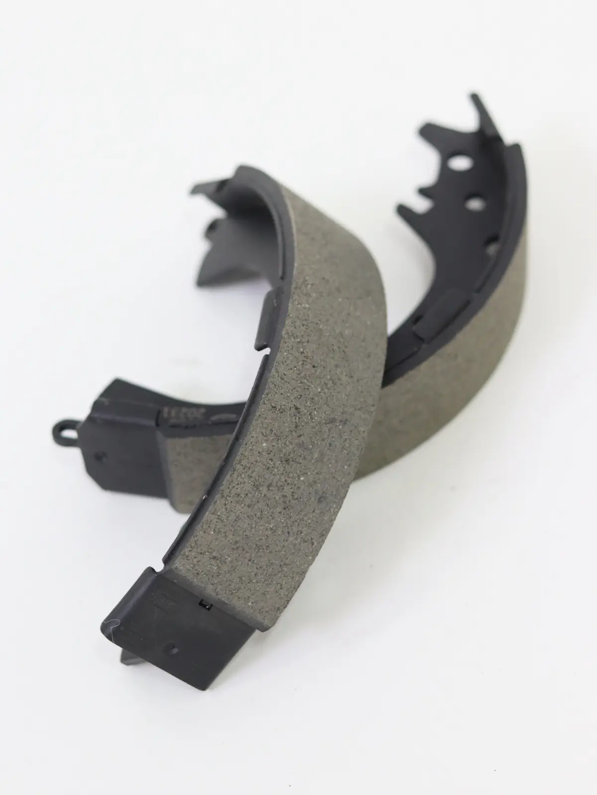 Brake shoe friction lining close-up