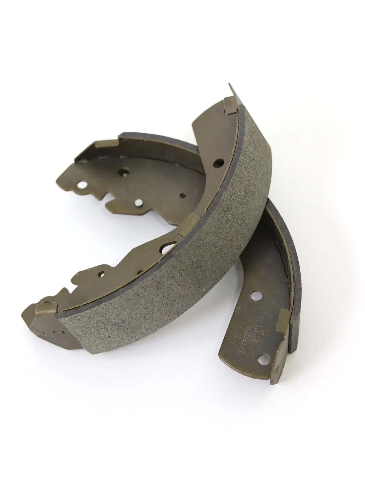 Brake shoe lining and edge profile